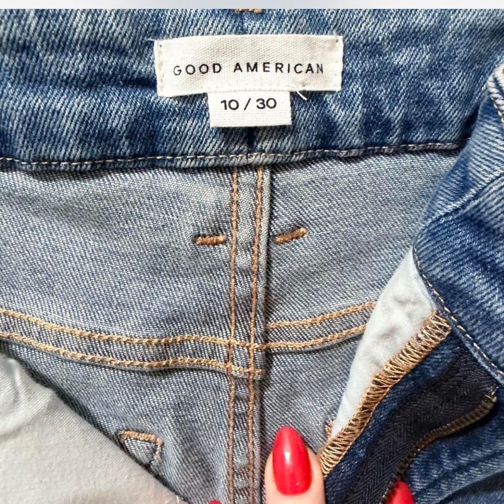 NWT Good American 10/32 Good Curve Skinny Crop